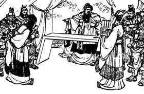 Cao Cao berang terhadap utusan Liu Bei